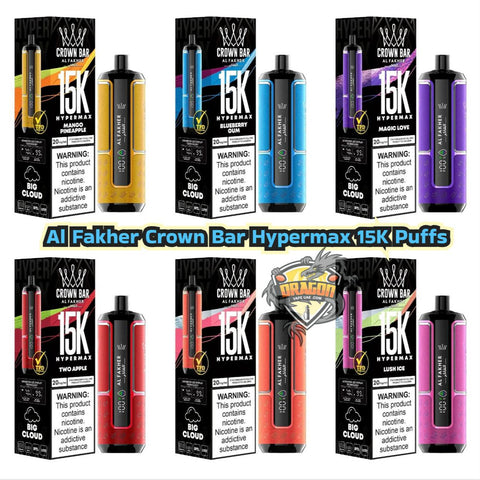 Al Fakhar Crown Bar Hypermax 15k Puffs Dubai, Al fakhar 15k Business bay Duba, Al fakhar 15k Abu Dhabi, Al fakhar 15k Al Ain, Al fakhar 15k Ras Al Khima, Al fakhar 15k Sharjah,