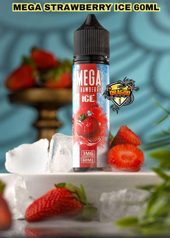 MEGA STRAWBERRY ICE E-Liquid 60ML DUBAI