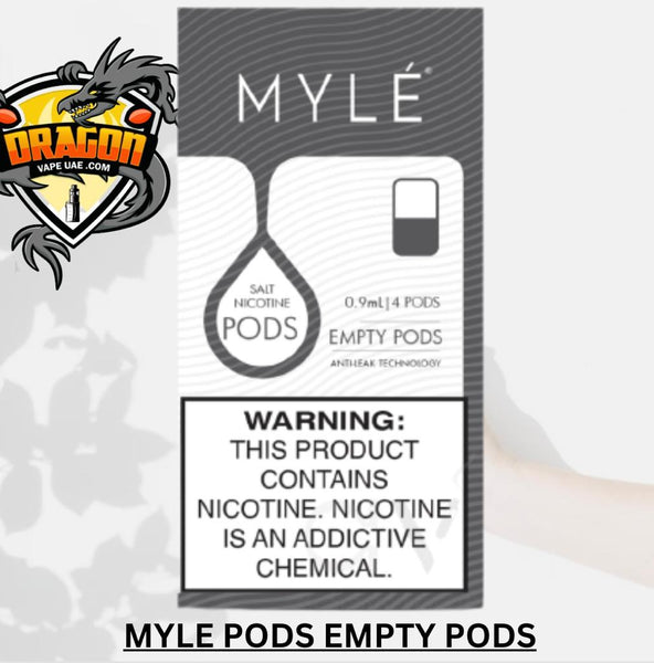 MYLE PODS EMPTY PODS 50MG – Dragon Vap AE