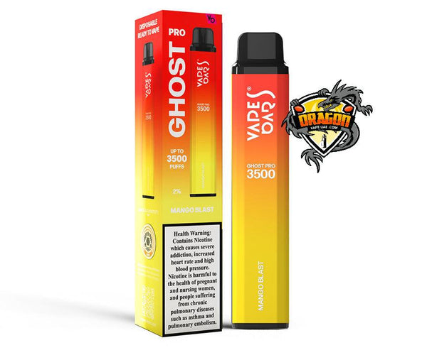 Vape Bars Ghost Pro 3500 Puffs Mango Blast| – Dragon Vap AE