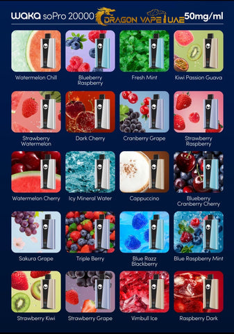 WAKA SoPro 20000 Puffs New Design Vape| Vape UAE
