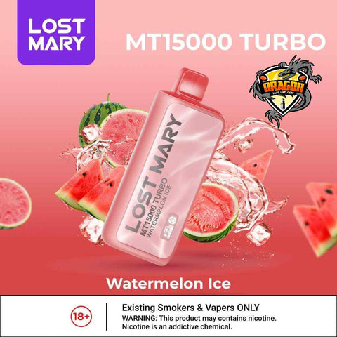 Watermelon Ice by Lost Mary MT15000 Turbo| Vape Pen
