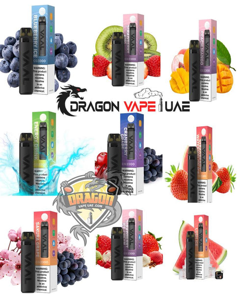 VAAL CQ-3300 Rechargeable Disposable Vape Dragon Vap AE VAAL CQ-3300 Rechargeable Disposable Vape Dragon Vap AE