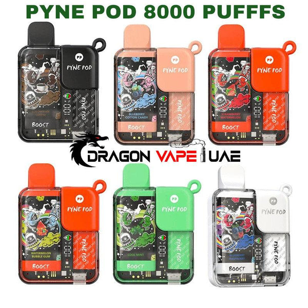 NEW PYNE POD 8500 PUFFS DISPOSABLE VAPE DUBAI  Dragon Vap AE