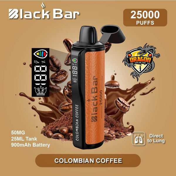 Black Bar 25000 Puffs|Shisha Disposable Vape Dragon Vap AE Black Bar 25000 Puffs|Shisha Disposable Vape Dragon Vap AE