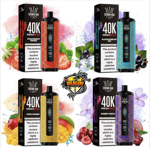 Al Fakher Crown Bar Mega Max 40000 Puffs| Al Fakher Vape Shop