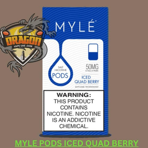 MYLE PODS ICED QUAD BERRY 50MG