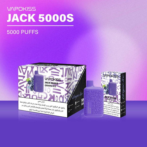 Vapokiss Jack 5000S PUFFS Disposable Vape