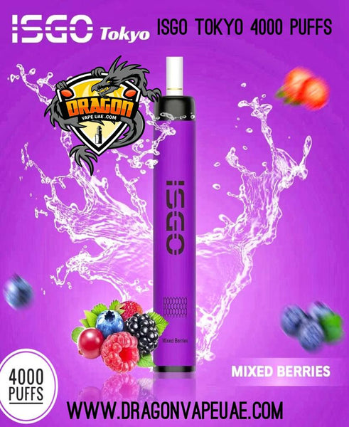 ISGO TOKYO 4000 PUFFS DISPOSABLE – Dragon Vap AE