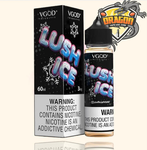 VGOD E-JUICE 60ML 0MG,3MG,6MG,18MG,20MG LUSH ICE FLAVOUR IN DUBAI