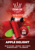 Crown Bar Disposable DTL by Al Fakher 8000 Puffs In Dubai|