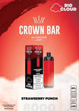 Crown Bar Disposable DTL by Al Fakher 8000 Puffs In Dubai|