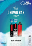 Crown Bar Disposable DTL by Al Fakher 8000 Puffs In Dubai|