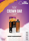 Crown Bar Disposable DTL by Al Fakher 8000 Puffs In Dubai|