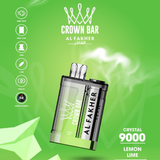 Al Fakher Crystal 9000 Puffs Crown Bar Disposable Pen Dubai