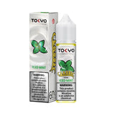 Tokyo Iced Mint vape juice bottle and packaging on a white background