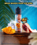 MEGA MANGO PEACH ICE E-Liquid  60ML DUBAI