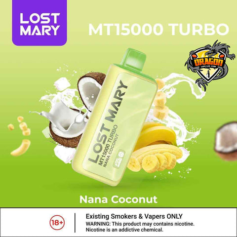 Nana Coconut by Lost Mary MT15000 Turbo| Online Vape Shop