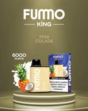 FUMMO KING 6000 PUFFS PINA  C OLADA