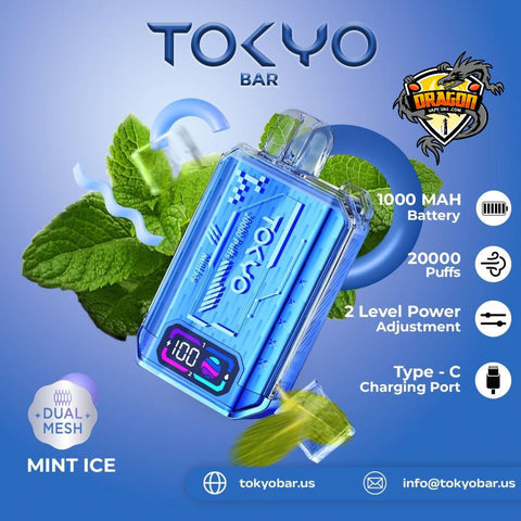 TOKYO BAR 20000 PUFFS-DISPOSABLE VAPE IN DUBAI|DRAGON VAPE UAE