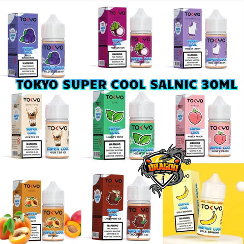 Tokyo Super Cool 30ml 35mg/50mg Nicotine Series in Dubai|Saltnic Dubai