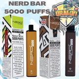 Buy NERD SQUARE-5000 PUFFS Disposable Vape