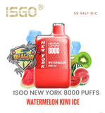 ISGO NEW YORK 8000 PUFFS Disposable