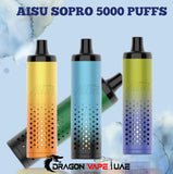 NEW AISU SOPRO 5000 PUFFS DISPOSABLE VAPE IN DUBAI UAE