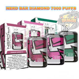 New NERD DIAMOND 7000 PUFFS DISPOSABLE VAPE IN DUBAI UAE