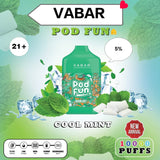 NEW VABAR POD FUN 10000 PUFFS DISPOSABLE KIT IN DUBAI UAE