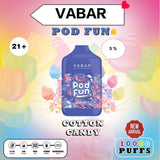 NEW VABAR POD FUN 10000 PUFFS DISPOSABLE KIT IN DUBAI UAE