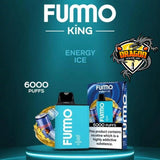 FUMMO KING DISPOSABLE 6000 PUFFS 20MG IN UAE