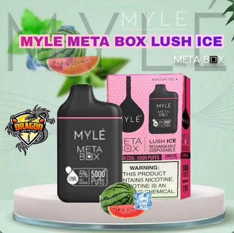 MYLE META BOX Lush Ice 5000 PUFFS 20MG/50MG