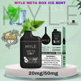 MYLE META BOX ICE MINT 5000 PUFFS 20MG/50MG