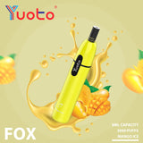 YUOTO FOX 3000 PUFFS 50MG DISPOSABLE