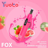 YUOTO FOX 3000 PUFFS 50MG DISPOSABLE