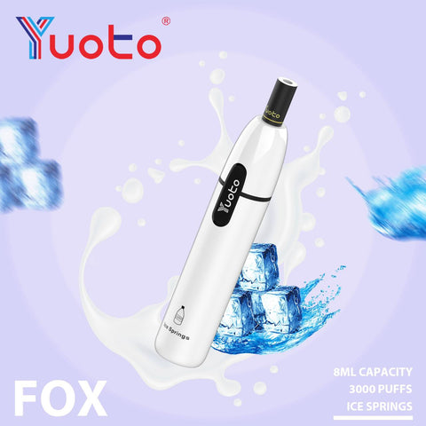 YUOTO FOX 3000 PUFFS 50MG DISPOSABLE