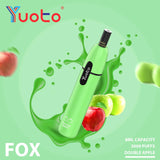 YUOTO FOX 3000 PUFFS 50MG DISPOSABLE