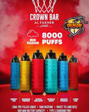 BUY Al Fakher Crown Bar 8000 Puffs BIG CLOUD In Dubai