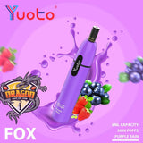 YUOTO FOX 3000 PUFFS 50MG DISPOSABLE