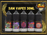 SAM VAPES 30ML ALL FLAVOR Saltnic 30mg/50mg