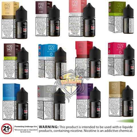 Pod Salt Saltnic 30ml 20mg All Series