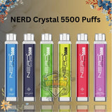 Buy Nerd Crystal 5500 Puffs Disposable Pen