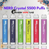 Buy Nerd Crystal 5500 Puffs Disposable Pen