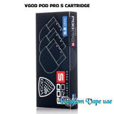 VGOD POD PRO S cartridge packaging on a white background, 