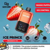 Geek Bar Ice Prince 50000 Puffs| With Offer Price In Dubai Vape Shop