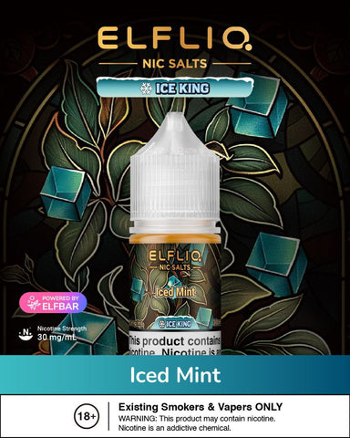 ELFLIQ NIC SALTS ICE KING 30ML ALL SERIES