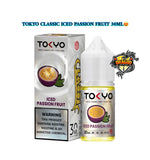 TOKYO Classic Iced Passion Fruit 30ML vape juice packaging on a white background