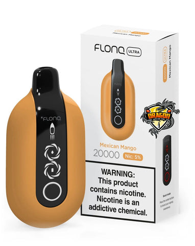Flonq Ultra vape device with packaging on a white background