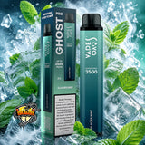 Vapes Bars Ghost Pro 3500 Puffs Glacier Mint Disposable Vape in Dubai, UAE